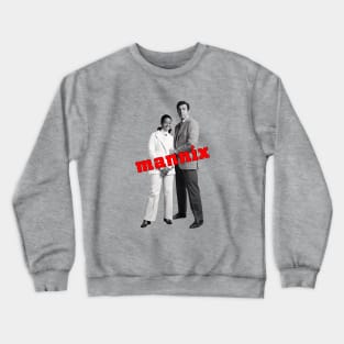 Mannix - Mike Connors, Gail Fisher - 60s/70s Cop Show Crewneck Sweatshirt